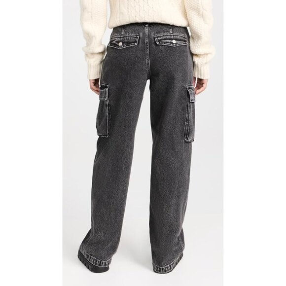 Madewell Women's Low-Slung Straight Cargo Jeans - Picture 5 of 15